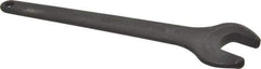 Facom - 32mm Standard Service Open End Wrench - 11-7/32" OAL, Single End, Black Finish, 15° Head Angle - Top Tool & Supply