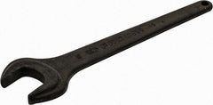 Facom - 46mm Standard Service Open End Wrench - 15-9/16" OAL, Single End, Black Finish, 15° Head Angle - Top Tool & Supply