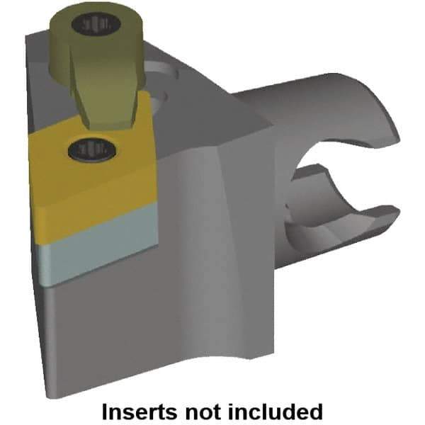 Kennametal - Right Hand Cut, Size KM20, DN.. Insert Compatiblity, Modular Turning & Profiling Cutting Unit Head - 12.5mm Ctr to Cutting Edge, 25mm Head Length, Series KM Mini - Top Tool & Supply