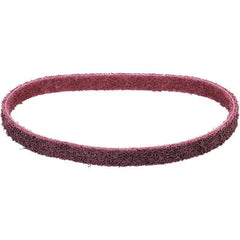 Dynabrade - 1/4" Wide x 18" OAL, Aluminum Oxide Abrasive Belt - Aluminum Oxide, Medium, Nonwoven, Cloth Backing, Wet/Dry - Top Tool & Supply