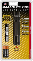 Mag-Lite - LED Bulb, 200 Lumens, Industrial/Tactical Flashlight - Black Aluminum Body, 3 AAA Alkaline Batteries Included - Top Tool & Supply