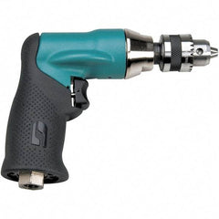 Dynabrade - 1/4" Keyed Chuck - Pistol Grip Handle, 500 RPM, 23 CFM, 0.4 hp - Top Tool & Supply