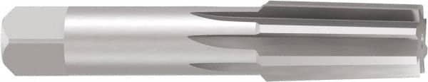 Emuge - 1/4" Pipe, 0.4055" Small End Diam, 0.4331" Straight Shank, 27mm Flute, Taper Pipe Reamer - Top Tool & Supply