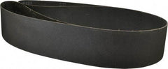 Made in USA - 4" Wide x 106" OAL, 120 Grit, Silicon Carbide Abrasive Belt - Silicon Carbide, Fine, Coated, X/Y Weighted Cloth Backing, Wet/Dry, Series S181 - Top Tool & Supply