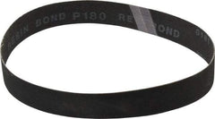 Made in USA - 1-1/8" Wide x 21" OAL, 180 Grit, Silicon Carbide Abrasive Belt - Silicon Carbide, Very Fine, Coated, X/Y Weighted Cloth Backing, Wet/Dry, Series S181 - Top Tool & Supply