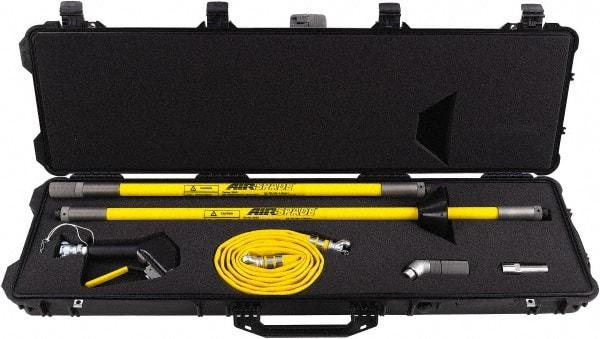 Guardair - Air-Spade Utility/Construction Blow Gun Kit - 3/4 NPT Inlet, 120 Max psi, Fiberglass Hose - Top Tool & Supply