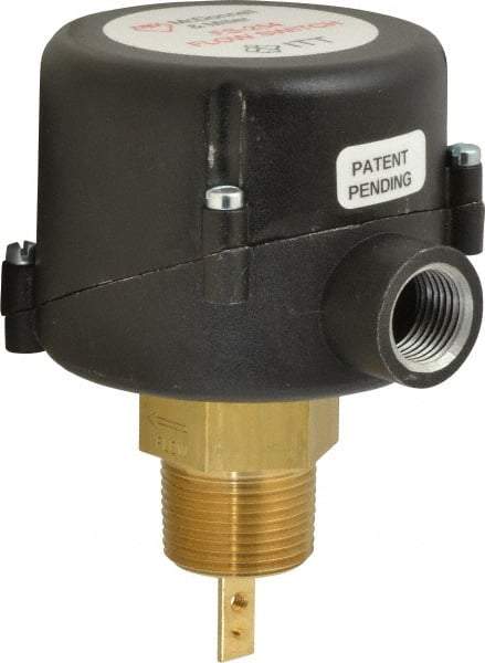 McDonnell & Miller - 160 psi, Brass Housing, General Purpose Flow Switch - 5.1 to 131.1 GPM, 120 VAC Voltage - Top Tool & Supply