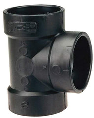 NIBCO - 4", ABS Drain, Waste & Vent Pipe Vent Tee - Hub x Hub x Hub - Top Tool & Supply