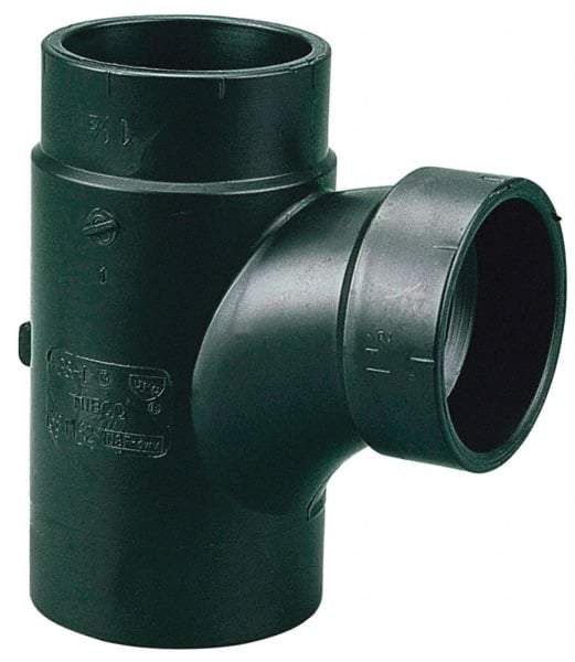 NIBCO - 2", ABS Drain, Waste & Vent Pipe Sanitary Street Tee - Spig x Hub x Hub - Top Tool & Supply