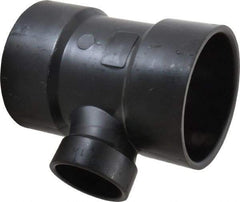 NIBCO - 3 x 3 x 1-1/2", ABS Drain, Waste & Vent Pipe Sanitary Tee - Hub x Hub x Hub - Top Tool & Supply