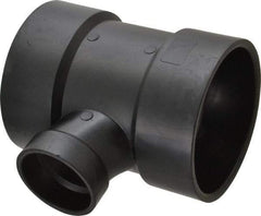 NIBCO - 4 x 4 x 2", ABS Drain, Waste & Vent Pipe Sanitary Tee - Hub x Hub x Hub - Top Tool & Supply