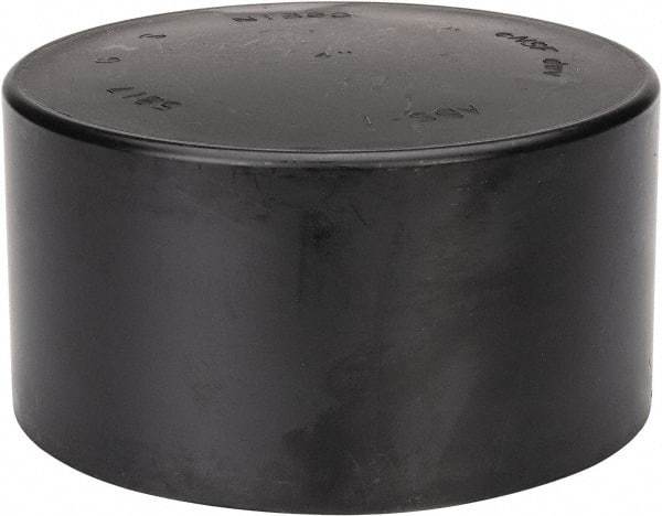 NIBCO - 4", ABS Drain, Waste & Vent Pipe End Cap - Hub - Top Tool & Supply