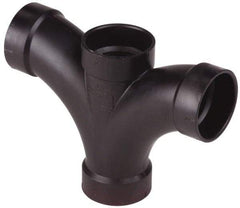 NIBCO - 2", ABS Drain, Waste & Vent Pipe Double Fixture Tee - All Hub - Top Tool & Supply