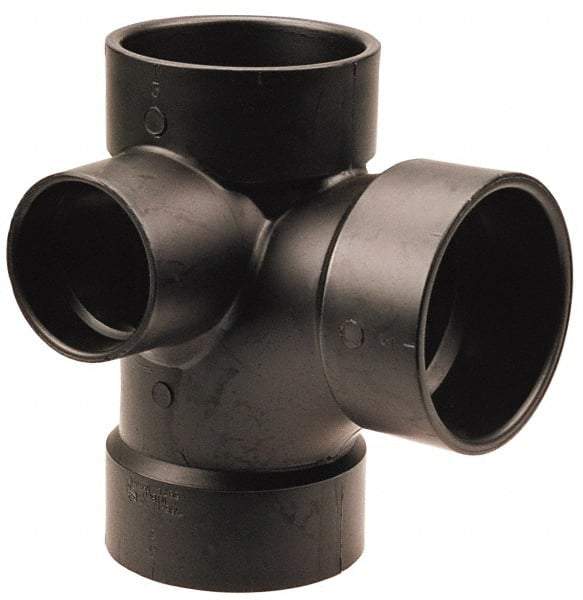 NIBCO - 3 x 3 x 3 x 1-1/2", ABS Drain, Waste & Vent Pipe - All Hub - Top Tool & Supply