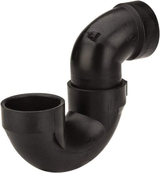 NIBCO - 1-1/2", ABS Drain, Waste & Vent Pipe P Trap - Hub x Hub - Top Tool & Supply