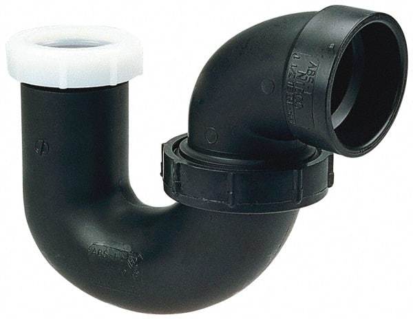 NIBCO - 1-1/4", ABS Drain, Waste & Vent Pipe P Trap with Union - Hub x SJ - Top Tool & Supply