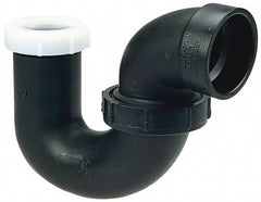 NIBCO - 1-1/4", ABS Drain, Waste & Vent Pipe P Trap with Union - Hub x SJ - Top Tool & Supply