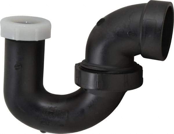 NIBCO - 1-1/2 x 1-1/4", ABS Drain, Waste & Vent Pipe P Trap with Union - Hub x SJ - Top Tool & Supply