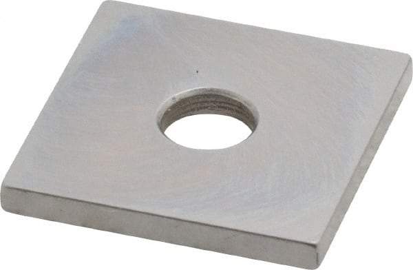 Mitutoyo - 0.1" Square Steel Gage Block - Accuracy Grade 0, Includes Certificate of Inspection - Top Tool & Supply