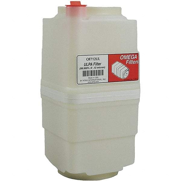 Atrix - Omega ULPA Filter Cartridge - 1 Gallon, ULPA (99.999% efficient @ .12 micron), dry particulate - Top Tool & Supply