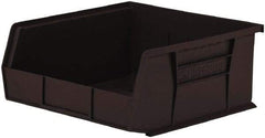 Akro-Mils - 50 Lb. Load Capacity, 10-7/8" Deep, Black Polymer Hopper Stacking Bin - 5" High x 11" Wide x 10-7/8" Long - Top Tool & Supply