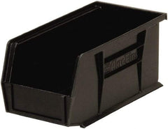 Akro-Mils - 30 Lb. Load Capacity, 10-7/8" Deep, Black Polymer Hopper Stacking Bin - 5" High x 5-1/2" Wide x 10-7/8" Long - Top Tool & Supply