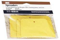 3M - Assorted Spreaders for Body Fillers & Finishing Putties - Plastic - Top Tool & Supply