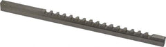 Value Collection - 5mm Keyway Width, Style B-1, Keyway Broach - High Speed Steel, Bright Finish, 1/4" Broach Body Width, 19/64" to 1-11/16" LOC, 6-3/4" OAL - Top Tool & Supply