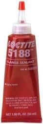 Loctite - 50 mL Tube Red Polyurethane Joint Sealant - -65 to 300°F Operating Temp, 24 hr Full Cure Time, Series 5188 - Top Tool & Supply