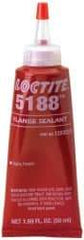 Loctite - 50 mL Tube Red Polyurethane Joint Sealant - -65 to 300°F Operating Temp, 24 hr Full Cure Time, Series 5188 - Top Tool & Supply