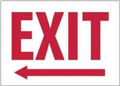 NMC - Exit, Plastic Exit Sign - 14" Wide x 10" High - Top Tool & Supply