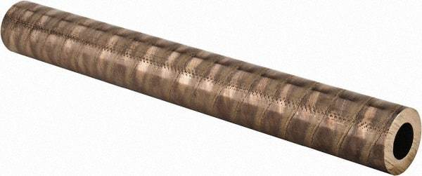 Made in USA - 1-1/2 Inch Outside Diameter x 13 Inch Long, Aluminum Bronze Round Tube - 1 Inch Inside Diameter, Alloy Aluminum Bronze (CDA 954), 5 Lb. Shipping Weight - Top Tool & Supply