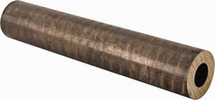 Made in USA - 2-1/4 Inch Outside Diameter x 13 Inch Long, Aluminum Bronze Round Tube - 1-1/4 Inch Inside Diameter, Alloy Aluminum Bronze (CDA 954), 11 Lb. Shipping Weight - Top Tool & Supply