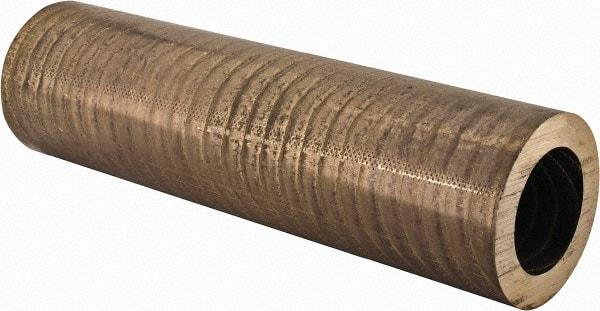 Made in USA - 3-1/2 Inch Outside Diameter x 13 Inch Long, Aluminum Bronze Round Tube - 2-1/2 Inch Inside Diameter, Alloy Aluminum Bronze (CDA 954), 19 Lb. Shipping Weight - Top Tool & Supply