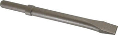 PRO-SOURCE - 25" Head Width, 10.2" OAL, 0" Shank Diam, Flat Chisel - Round Shank, Alloy Steel - Top Tool & Supply