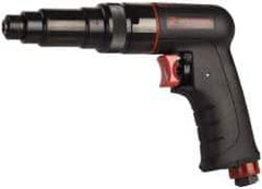 PRO-SOURCE - 1/4" Bit Holder, 1,800 RPM, Pistol Grip Handle Air Screwdriver - 30 to 70 In/Lb Torque, 4 CFM - Top Tool & Supply