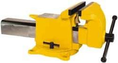 Gibraltar - 6" Jaw Width x 6" Jaw Opening Capacity, 3" Throat Depth, Bench & Pipe Combination Vise - 1/2 to 2" Pipe Capacity, Swivel Base, Bolt Down Attachment, Steel - Top Tool & Supply