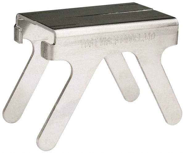 Gibraltar - 4" Jaw Width, Aluminum, Vise Jaw Cap - Press On Attachment - Top Tool & Supply