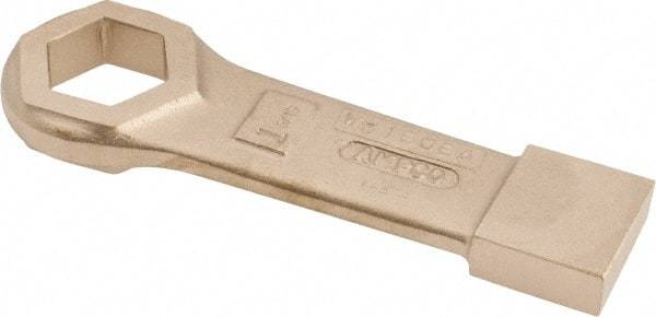 Ampco - 1-5/16" 6 Point Striking Box Wrench - Single End, 7-1/2" OAL, Aluminum Bronze - Top Tool & Supply