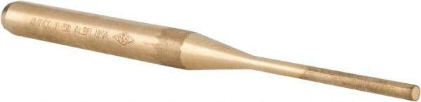 Ampco - 1/8" Pin Punch - 5" OAL, Aluminum Bronze - Top Tool & Supply