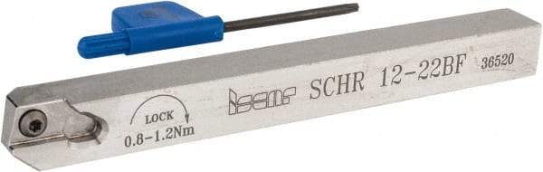 Iscar - SCH, External, Right Hand, 0.315" Max Depth of Cut, 0.02 to 0.098" Groove Width, Indexable Grooving Tool Holder - SCIR 22 Insert Compatibility, 0.472" Shank Height, 0.472" Shank Width, 4.921" OAL - Top Tool & Supply