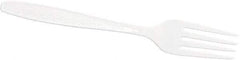 Solo - Solo Guildware Heavyweight Plastic Forks - White - Top Tool & Supply