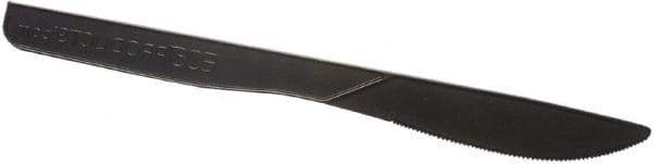 ECO PRODUCTS - Eco-Products 100% Recycled Content Cutlery, Knife, 6" - Black - Top Tool & Supply