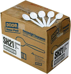 Dixie - Dixie Plastic Tableware, Heavyweight Soup Spoons - White - Top Tool & Supply