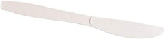 Dixie - Dixie Plastic Tableware, Heavy Mediumweight Knives - White - Top Tool & Supply