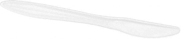 DART - Dart Style Setter Mediumweight Plastic Knives - White - Top Tool & Supply