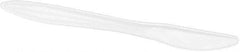 DART - Dart Style Setter Mediumweight Plastic Knives - White - Top Tool & Supply