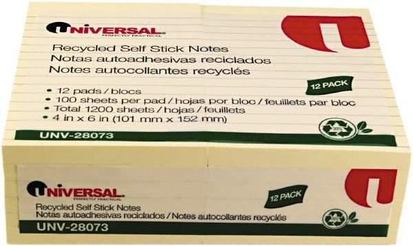 UNIVERSAL - Self-Stick Note & Page Flag Dispensers Size: 4" x 6" - Top Tool & Supply