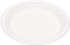 ECO PRODUCTS - Eco-Products Compostable Sugarcane Dinnerware, 9" Plate - White - Top Tool & Supply