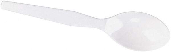 Dixie - Dixie Plastic Tableware, Heavy Mediumweight Teaspoons - White - Top Tool & Supply